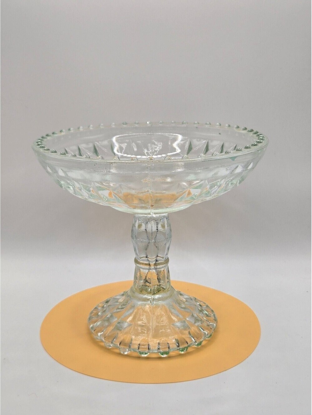 Vintage Jeannette Glass Windsor Pattern Clear Depression Glass